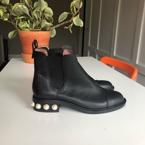 Louise et Cie Pearl Black Booties
